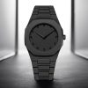 Full Black Aura Quartz Watch – Lightweight Design, , Premium Quality & Finish – Best Quality Analog Watch For Boys – Watch For Men | Full Black Color Watch – Without Box